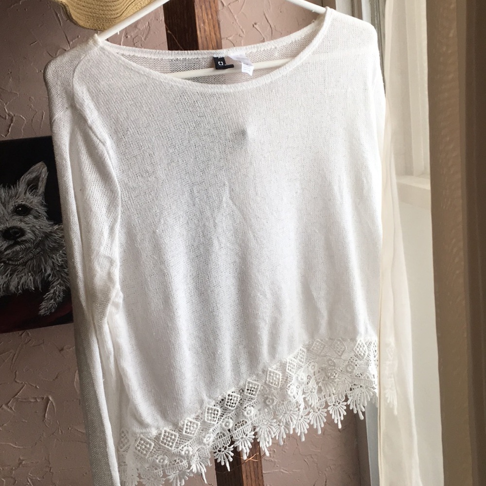 White long sleeve shirt